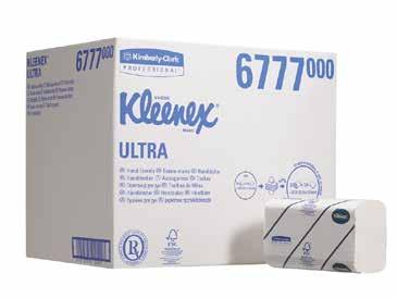 Deutschlands vertrieben. Kimberly-Clark Kleenex Handtücher Karton Artikel-Nr. UVP Preis Ultra Soft medium Typ 6777, hochweiß, 2-lagig, 21,5 x 31,5 cm, 3.