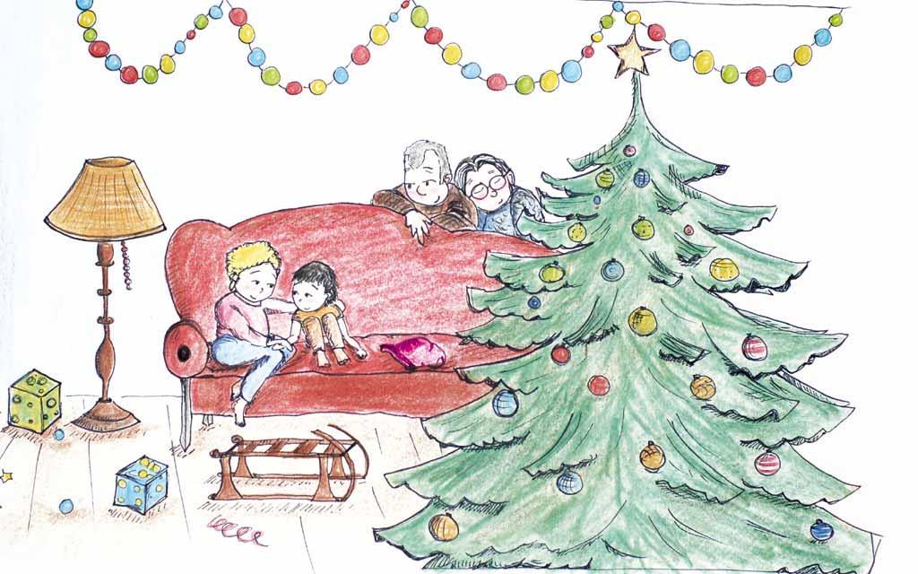 Bevor Jojo und ihre Mama aber zur Psychologin gehen, ist erst noch WEIHNACHTEN! Oma und Opa kommen zu Besuch und feiern zum ersten Mal Weihnachten gemeinsam mit Jojo und ihrer Mama.