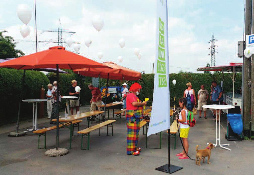 säen, ernten, Essen am Niederfeldsee Ja am Sonntag, 9. Juli 2017 war es wieder soweit der zweite große Aktionstag des Grüne-Hauptstadt- Jahres unter dem Motto säen, ernten, Essen fand statt.