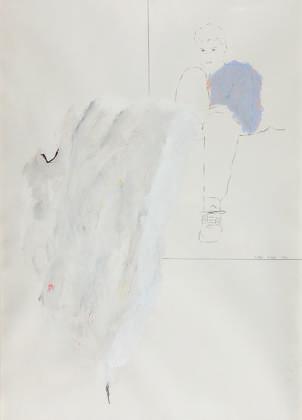 /5000. 2314. Vieira da Silva, Maria Elena (Portugal/Frankreich, 1908 1992). Ohne Titel, 1959. Abstrakte Komposition. Farbserigrafie, Expl.: 43/120. Unten rechts signiert, unten links nummeriert.