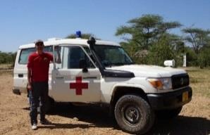 neue Ambulanzfahrzeug in Mwanza als auch das in Wasso.