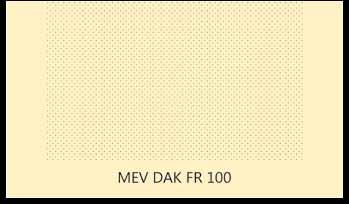 M E V - A k u s t i k s y s t e m D e k o r A [ k ] t i v FR 100 Vorderseite Rückseite Perforation 8/8/0,8 8/8/1,2 Offene Fläche (%) ca. 1,6 3,53 Lochanzahl (Stück/m 2 ) ca. 31.