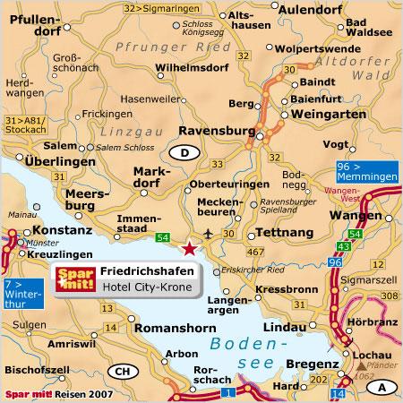 Aus dem Osten: Fahren Sie über die entsprechenden Autobahnen auf die A 6 und wechseln Sie am Kreuz Feuchtwangen/Crailsheim auf die A 7. Dann weiter wie oben beschrieben.