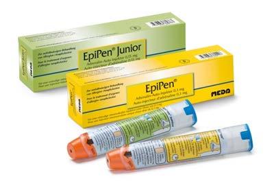 NM-Allergie: Therapie Allergenvermeidung Oft theoretisch einfacher als in der Praxis Etikettierung beachten Epipen und Schulung (Anaphylaxie!
