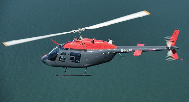 30 Nach Vorn 2017/2018 Waffensysteme Die Bell 206 Zuwachs beim Internationalen Hubschrauberausbildungszentrum Die Hubschrauberführergrundausbildung (HGA) umfasste bisher neben Simulator- und