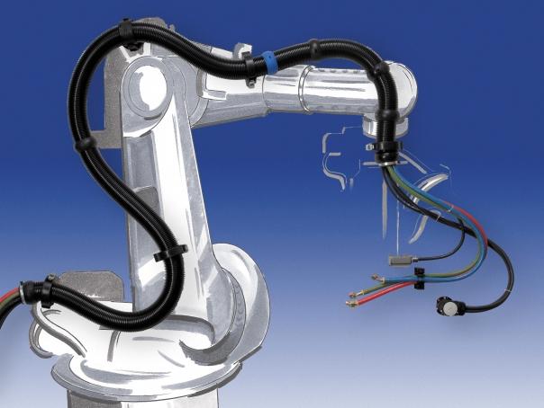 Kabelschutzsysteme für Roboter Cable