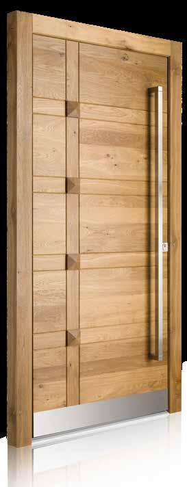 Holzhaustüren ohne Glas 4202 HOLZ Eiche