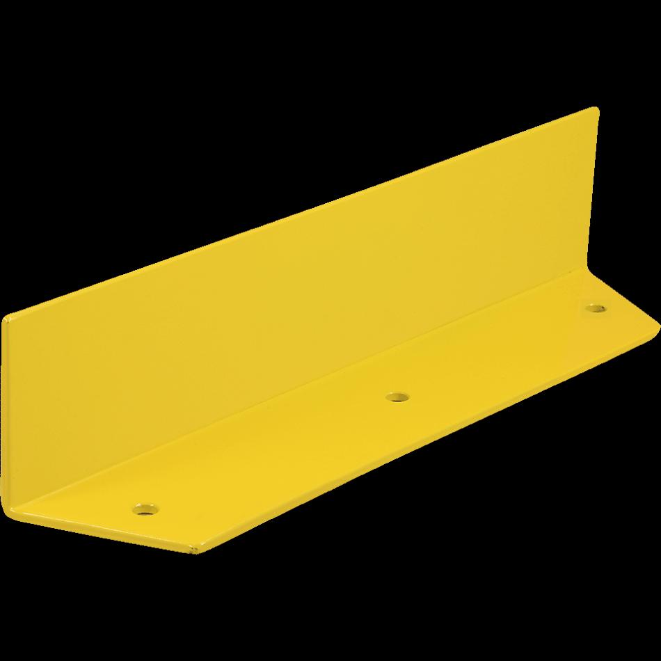 modell defensiva - Anfahrschutzwinkel Der Schutzwinkel wird aus 6,0 mm starkem Stahlblech gekantet, verzinkt und gelb beschichtet. Die schwarz reflektierende Folie wird lose beigelegt.