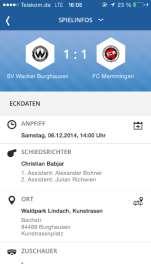Gelbe Karte SV Wacker Burghausen Tor für SV Wacker Burghausen 3 4 Spielinfos Übersicht aller Daten zum