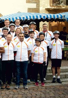 Sport & Bewegung Positive Imagekampagne mit nachhaltiger Wirkung Auf verschiedenen Teilstrecken ist die Zoar-Radtour von Bundestagsund Landtagsabgeordneten sowie Verbands- und Ortsbürgermeistern