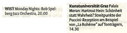 33 Falter, Steiermark, Programm, Montag, 07.03.2012, S.