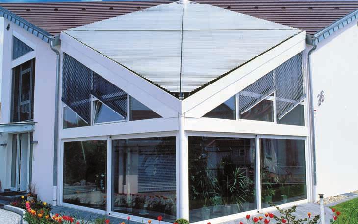 Sonnenschutztechnik Wendoflex Lamellensystem Elegantes Ambiente für höchste Ansprüche