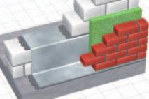 DELTA -Mauerwerkssperren und Zubehör DELTA -PROTEKT DIN-gerechter und bitumenverträglicher Schutz des Mauerwerks gegen aufsteigende Feuchtigkeit sowie als Z-Isolierung bei Vormauerwerk.