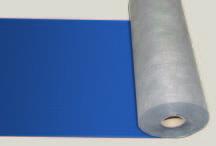 Material der Deckschicht Polyestervlies mit wasserdichter, dampfdurchlässiger PU-Beschichtung und dichtendem Selbstkleberand. S d -Wert ca. 0,18 m Reißkraft ca.