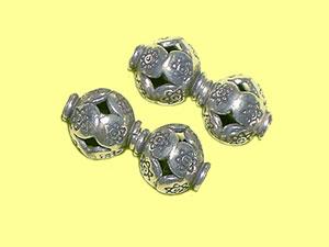 20 EUR Silberkugel, Perle, Handarbeit aus Silber bs1010 - Kaurimuschel 2.