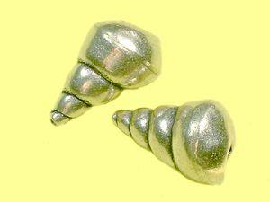 bs1036 - Perle Diskus 2.50 EUR Perle diskusförmig, in 3 Größen, 950er Silber perle1006 - Perle Schnecke 4.