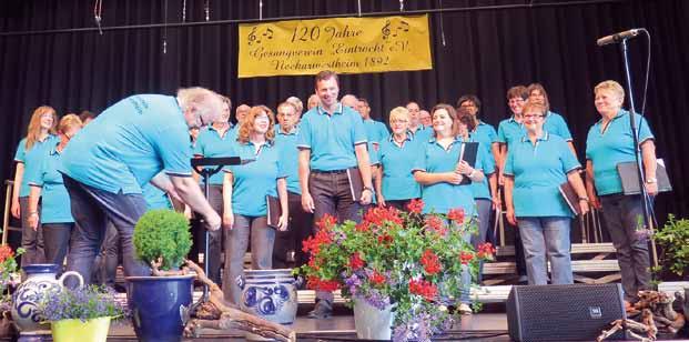 Mit zehn weiteren Chören aus dem Bezirk Lauffen des Chorverbandes Heilbronn präsentieren in Neckarwestheim die jungen Sänger beim Bezirks-Liederfest ihre Lieblingsstücke.