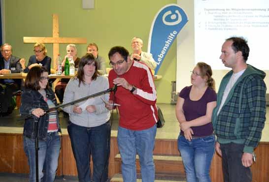 Mitgliederversammlung Vereinsmitglieder trafen sich in der Pauluskirche Bei der Mitgliederversammlung der Lebenshilfe Krefeld berichteten Vorstand und Geschäftsführung über die Entwicklung im Jahr