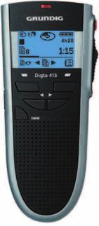 Digta 415 Optional mit Passwortschutz Das Digta 415 erfüllt alle Anforderungen für hohe Effizienz in der digitalen Sprachverarbeitung.