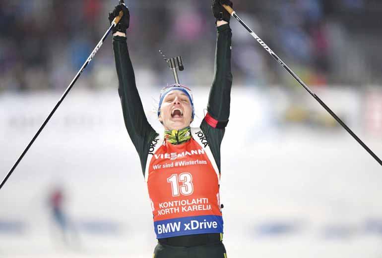 BIATLON 9 7. kolo Svetového pohára v biatlone: náskok líderky seriálu Mäkäräinenovej sa zvýšil na 53 bodov Kuzminová nezopakovala zlatý Pjongčang Slovenskej biatlonistke Anastasii Kuzminovej sa v 7.