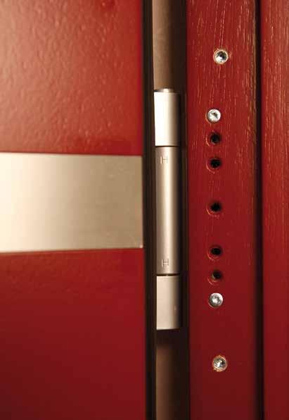 Haustürbandsystem Moderne Haustüren haben enorm an Gewicht zugelegt große Glaselemente, massive Stahlkerne, 3-fach Gläser und effiziente Wärmedämmungen erfordern eine stabile Bandtechnik.