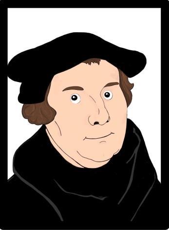 Diese 95 Ideen hat Luther den Menschen gegeben. Man sagt: Er hat sie an die Kirchen-Tür in Wittenberg gehängt. Das war genau vor 500 Jahren. Am 31. Oktober 1517.