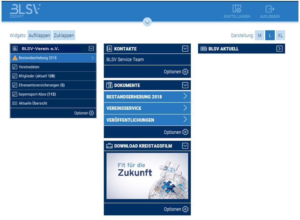 BLSV-Cockpit Einführung 1 BLSV-Cockpit Einführung Im folgenden Kapitel 1 werden Antworten zu allgemeinen Fragen zum BLSV-Cockpit gegeben. 1.1 Was ist das BLSV-Cockpit?