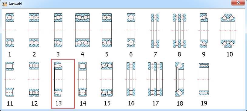 Gehen Sie in den Eigenschaftsdialog und definieren Sie die Abmaße nach dem unteren Bild und legen Sie Parameter Typ Auflager und Lagertyp mit Hilfe der grafischen Auswahl folgendermaßen fest.