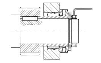 Einstellmuttern LR Abb.1: Einstellen eines kombinierten Nadellagers auf einer Bohrspindel Abb. 2: Einstellen der Vorspannung eines Schrägkugellagers.