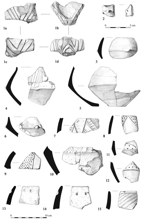 THE NORTHERNMOST DISTRIBUTION OF THE EARLY VINČA CULTURE 35 fig. 15. Finds from features associated with House 25.