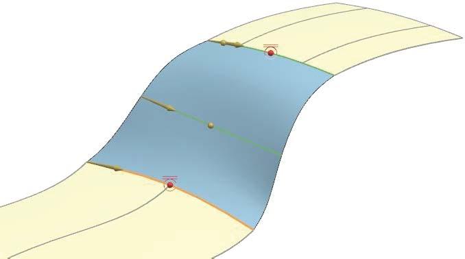 Kapitel 3: Freiformflächen / 3-1: Flächen erzeugen Durch Kurven (Through Curves) - Optionen Durchgang (Continuity) ermöglicht die