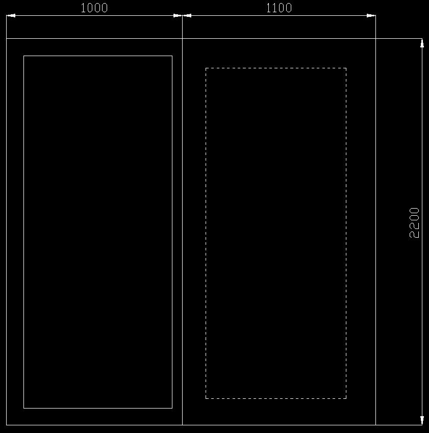 Seite 7 von 7 Tür-Element gesamt Seitenteil: B D = 1,000 m H D = 2,200 m A D = 2,200 m² A f = 0,476 m² (21,7%) L g = 5,742 m U D = 0,740 W/m²K Tür: B D = 1,100 m H D = 2,200 m A D = 2,420 m² A f =