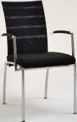 EcoFlex - Rücken: R- Design schwarz gestreifttransparent Novara Amara soft Amara pur Stoffbedarf 40 cm für Sitz, bei Einzelstuhlbestellungen 80 cm.