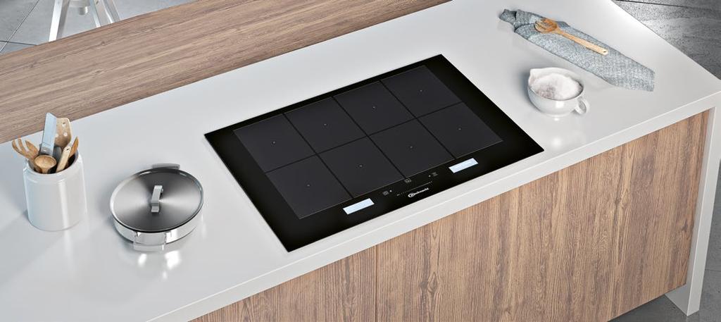 SMS EURO Innovation in unverwechselbarem Design. Die neuen Induktionskochfelder mit ActiveCook Modus fügen sich durch ihr geradliniges Design harmonisch in jede Küche ein.