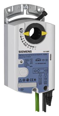KNX (Siemens) regler GLB181.1E/KN Versorgungsspannung (Wechselspannung) 24 V AC ± 20 %, 50/60 Hz Anschlussleistung (Wechselspannung) Max.