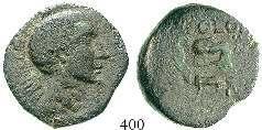 vz 450,- KILIKIEN, MALLOS 399 Traianus Decius, 249-251 Bronze 36 mm. 35,29 g. Drapierte und gepanzerte Büste r.