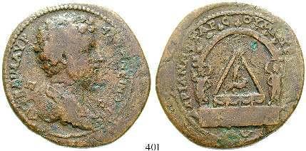 KILIKIEN, TARSOS 401 Marcus Aurelius, 161-180 Bronze 36 mm. 24,58 g. Drapierte und gepanzerte Büste r.