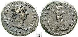 McAlee 533; Prieur 156. ss 150,- 416 Vespasianus, 69-79 Tetradrachme Jahr 4 = 71-72.