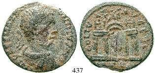 ss 150,- SELEUKIS UND PIERIA, BALANEA LEUKAS 430 Elagabal, 218-222 Bronze 26 mm. 11,10 g. Kopf r.
