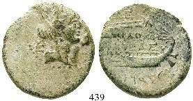 den Beinen Datum IDR (= Jahr 114 der Lokalaera). RPC 4328; Prieur 1186.