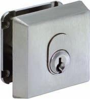 Schlüssel Cylinder locks Brass cylinder nickel plated satin finish; nickel plated guide plate satin finish; plastic