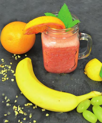 Sunshine Smoothie Schließen Sie die Augen und schmecken Sie den Sommer.