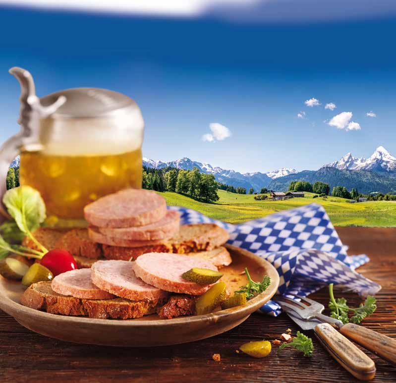 UNSERE ZÜNFTIGEN BAYERISCHEN ORIGINALE Entdecken Sie die kulinarische Vielfalt Bayerns Hergestellt in Franken Deutsche und im speziellen Bayerische Wurstspezialitäten erfreuen sich