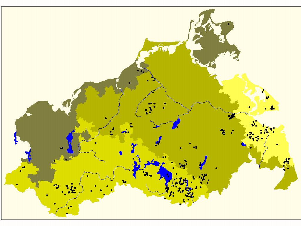 3 Ergebnisse 3.1 Ergebnisse aus der Agrarstrukturerhebung 3.1.1 Anbauentwicklung in Mecklenburg-Vorpommern Seit 2003 ging der Anbauumfang bei Lupinen sowohl im konventionellen als auch ökologischen Anbau in MV von knapp 8.