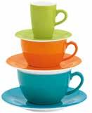 Ob Espresso, Kaffee, Cappuccino oder Café au lait dank verschiedener Tassengrößen, Henkelbecher oder Bowls ist das