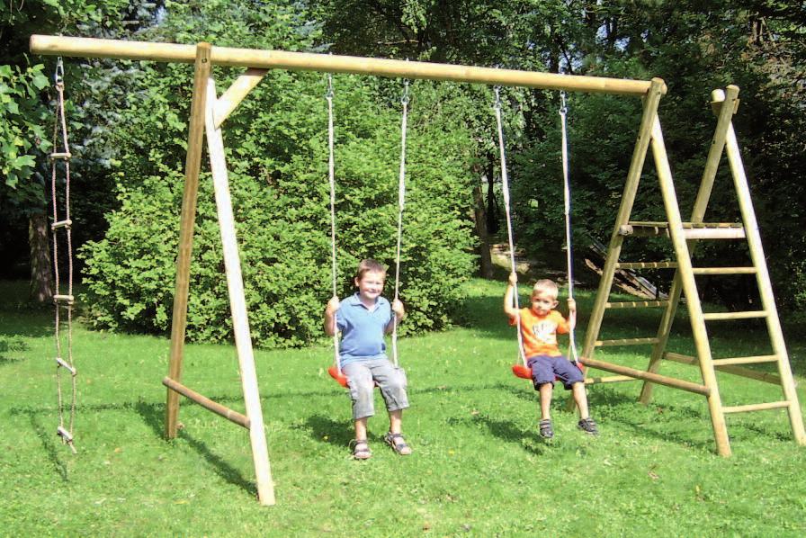 Jungle Gym Spielturm Ein großzüiger Spielturm mit Planzeltdach, der auch etwas größeren Kindern noch eine ausreichende Stehhöhe bietet. 3 Schritte - 1. Modell aussuchen 2.