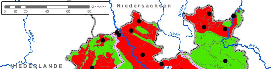 Monitoringergebnisse der Grundwasserkörper in NRW - Chemischer