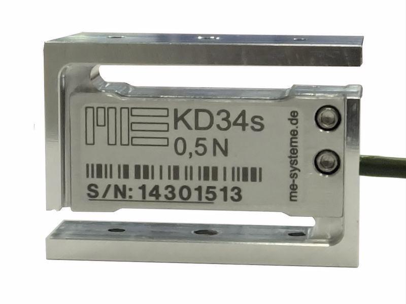 Kraftsensor KD34s Nennkraftbereiche: ±0,5N, ±1N, ±2N, ±5N, ±10N Der Kraftsensor KD34s wurde speziell zur Messung kleinster Kräfte ausgelegt.