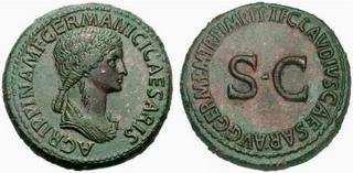 Rs: ΘEA ΣΕΒΑΣΤΑ Büste der Livia mit Diadem, r. http://www.coinarchives.com/a/lotviewer.php?