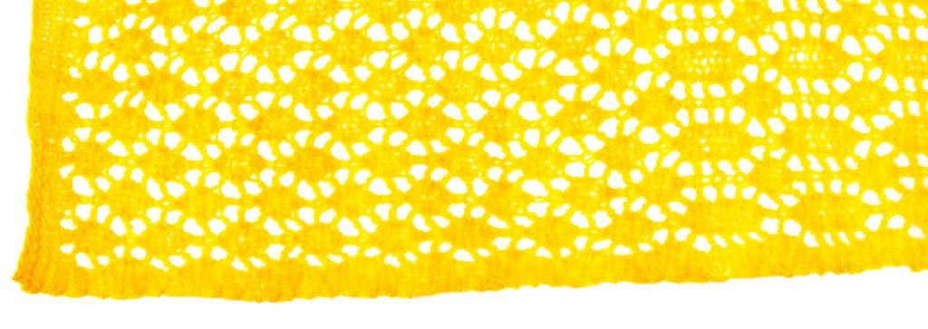 Design: Angelique den Brok Dieser Schal wurde mit dem Blick auf den Frühling entworfen: Lente ist das niederländische Wort dafür und es klingt einfach so leicht und fröhlich wie die Jahreszeit, für